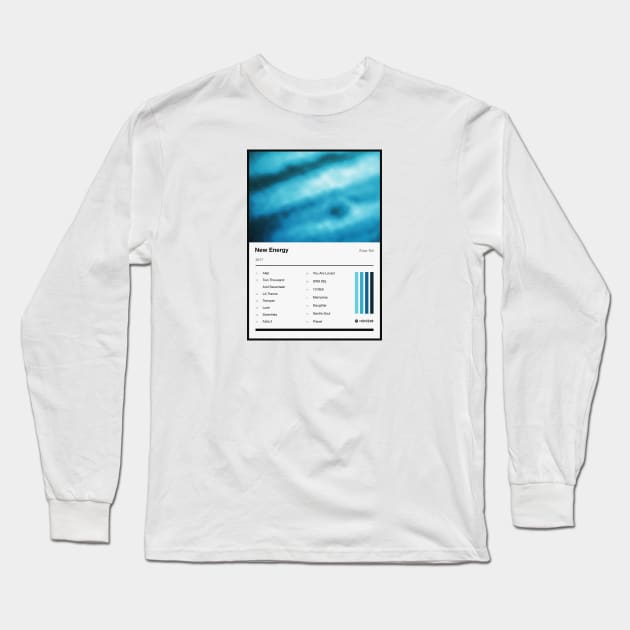 New Energy Tracklist Long Sleeve T-Shirt by fantanamobay@gmail.com